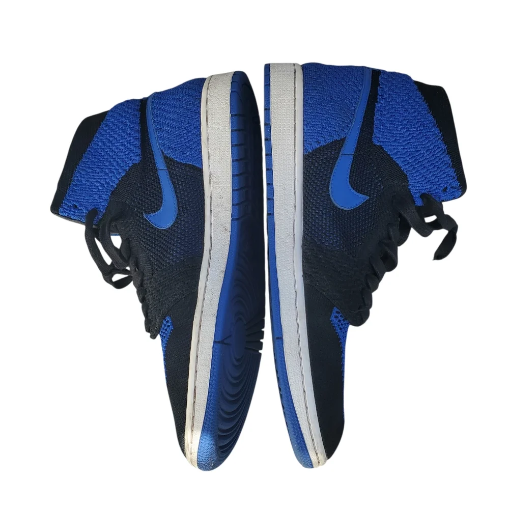 Jordan 1 Retro High Flyknit Royal Mens 11.5 Sneakers Streetwear Basketball